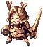 Gold Two-Horn Scaraba